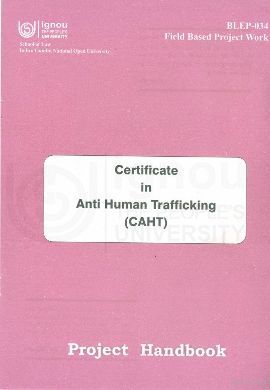 ✅BUY IGNOU CAHT Project (BLEP-34) Project Report PDF