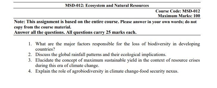 IGNOU MSD-012 Solved Assignment 2025 PDF (English)