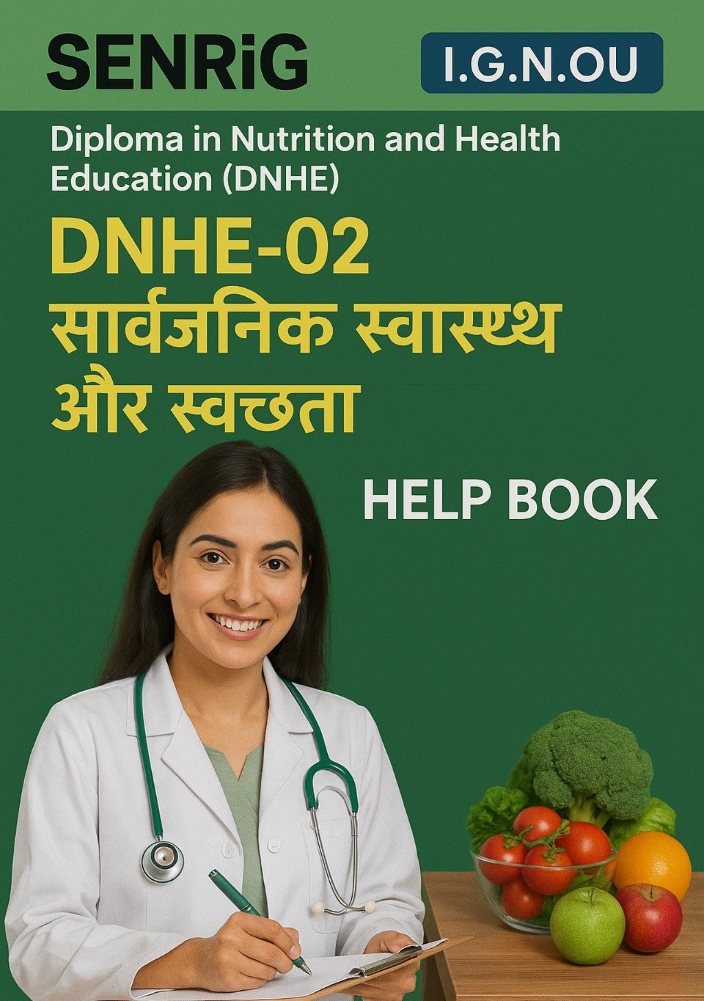 DNHE-2 सार्वजनिक स्वास्थ्य और स्वच्छता HELP BOOK