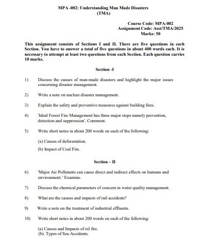 IGNOU MPA-002 Solved Assignment 2025 PDF (English)