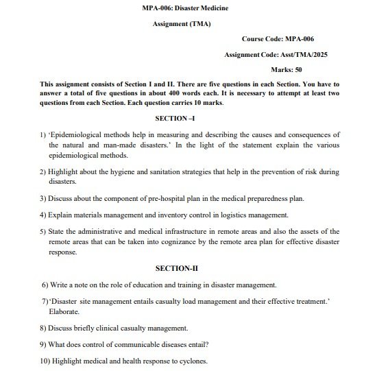 IGNOU MPA-006 Solved Assignment 2025 PDF (English)