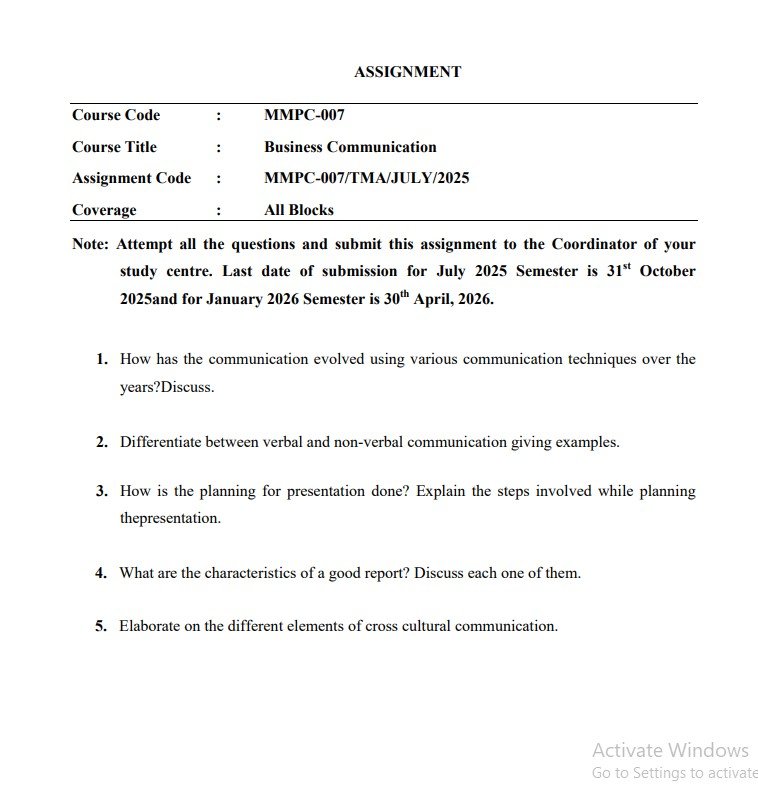 MMPC-007 Solved Assignment July 2025-Jan 2026 PDF (English)
