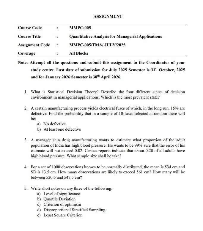MMPC-005 Solved Assignment July 2025-Jan 2026 PDF (English)