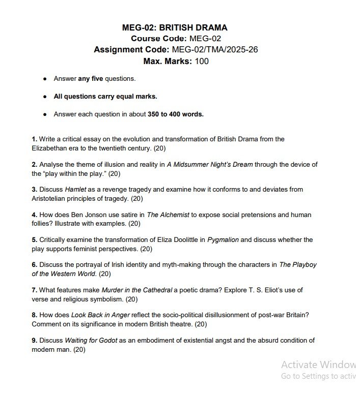 MEG-02 Solved Assignment July 2025-Jan 2026 PDF (English)