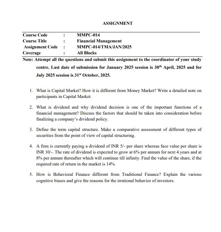 MMPC-014 Solved Assignment Jan 2025-July 2025 PDF (English)