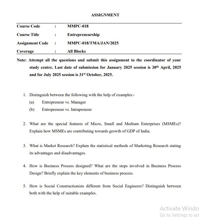 MMPC-018 Solved Assignment Jan 2025-July 2025 PDF (English)
