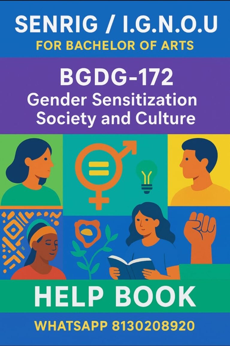 BGDG-172 Help Book PDF Download In English At shop.senrig.in