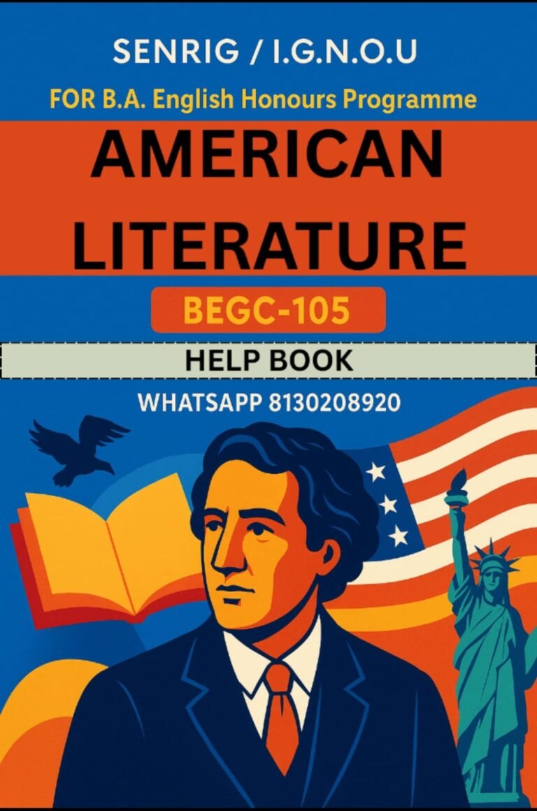 IGNOU BEGC-105 Help Book PDF Download In English At shop.senrig.in