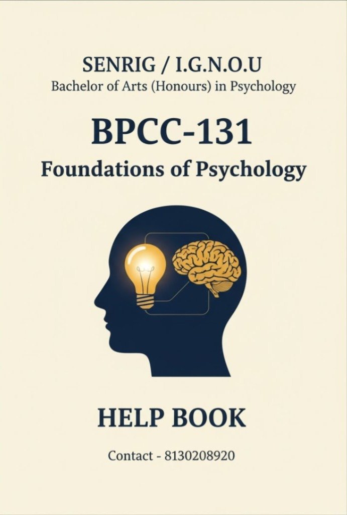BPCC-131 Help Book PDF Download In English At shop.senrig.in