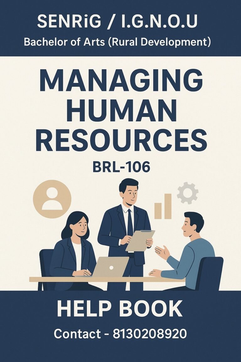BRL-106 Help Book PDF Download In English At shop.senrig.in