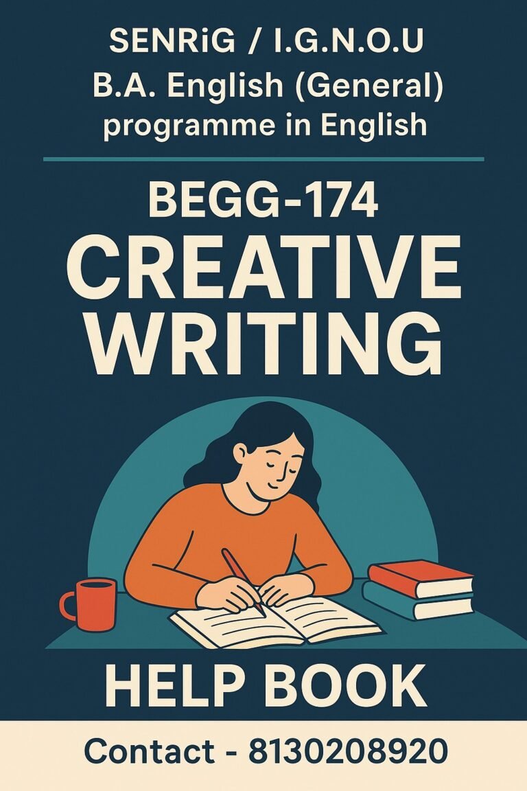 BEGG-174 Help Book PDF Download In English At shop.senrig.in