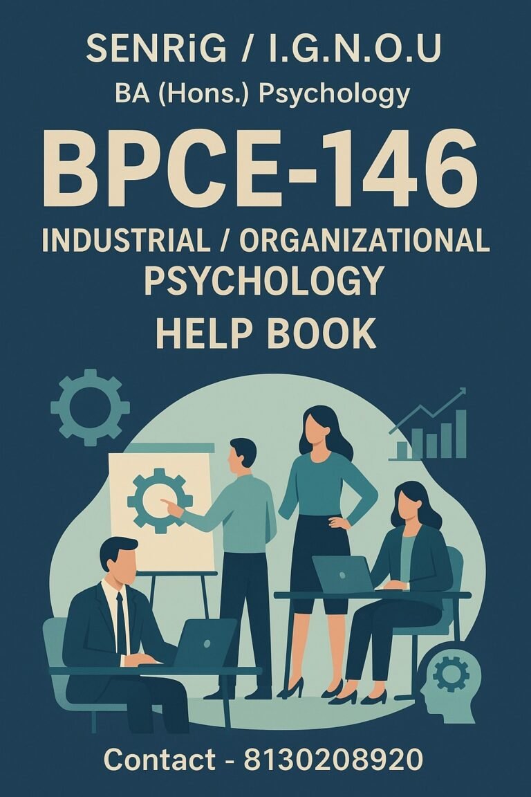 BPCE-146 Help Book PDF Download In English At shop.senrig.in