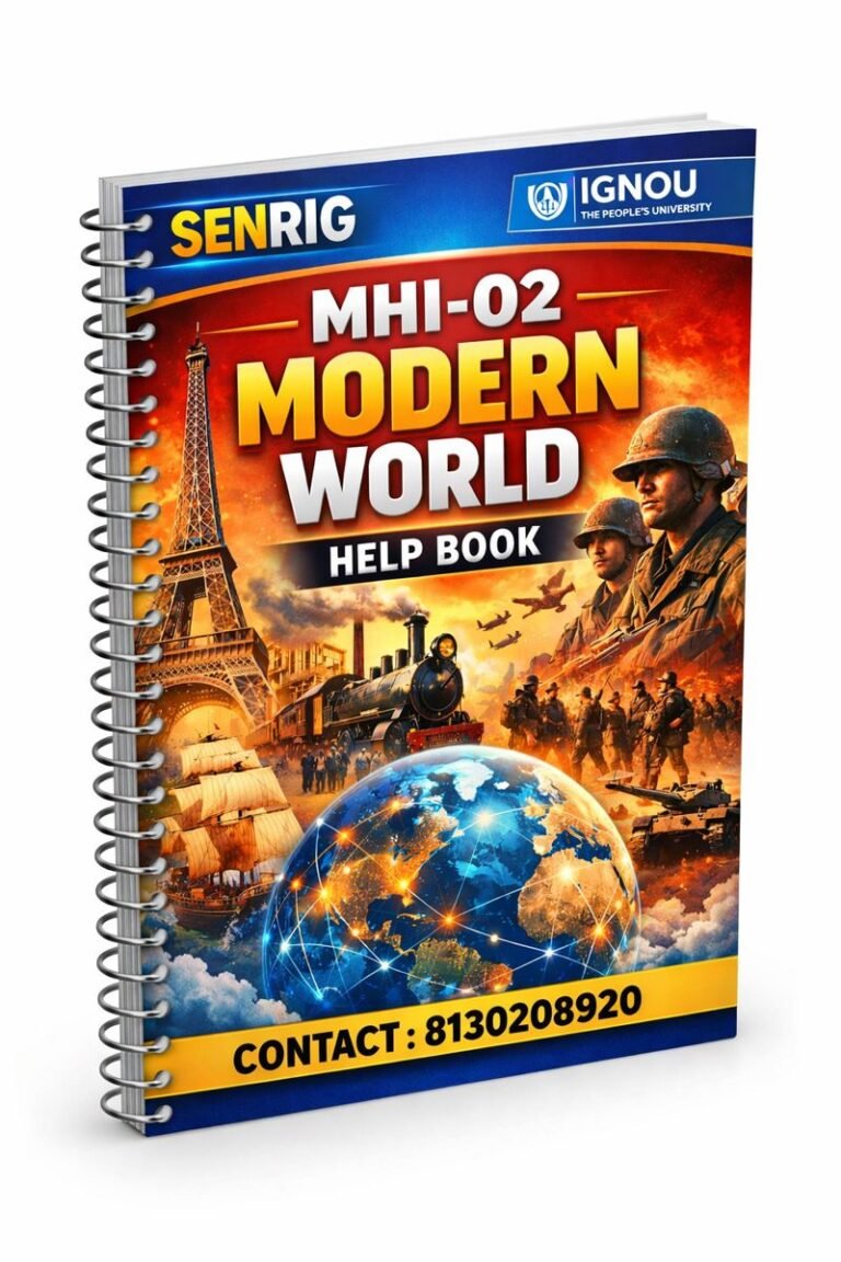 IGNOU MA History 1st Year Combo MHI-1,2,4,5 English – Senrig.in