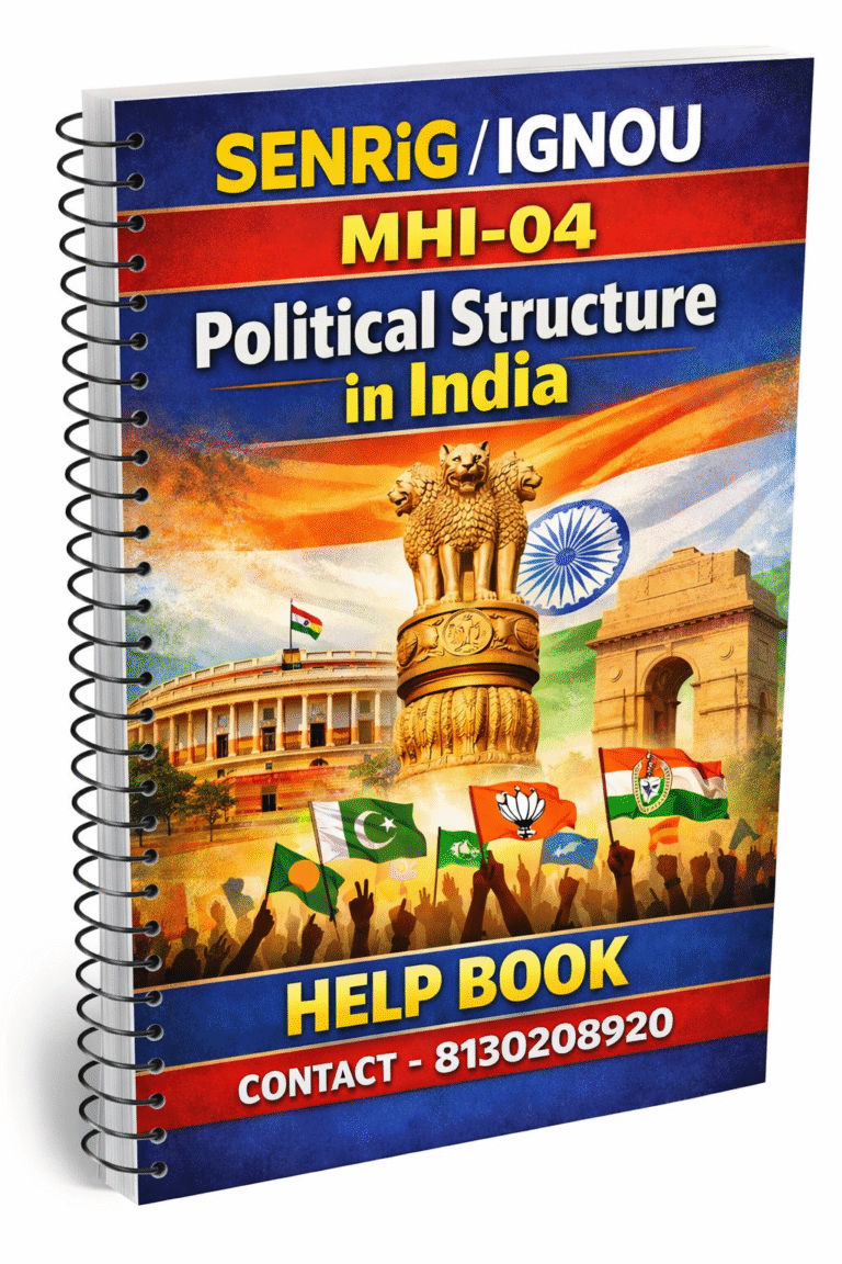 IGNOU MA History 1st Year Combo MHI-1,2,4,5 English – Senrig.in