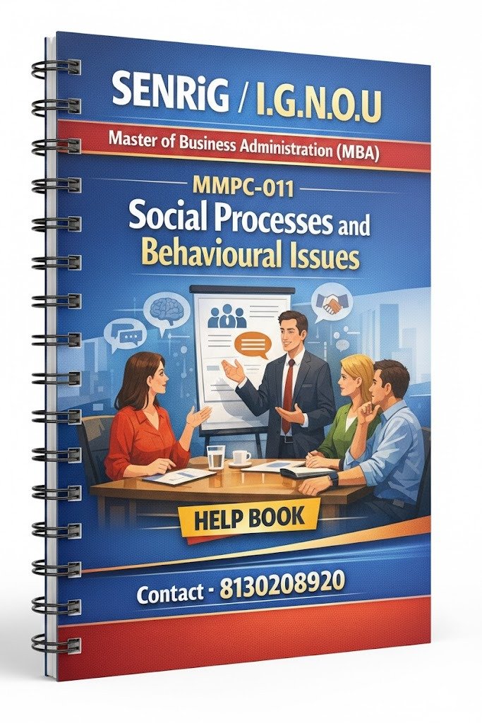 IGNOU MMPC-011 Help Book PDF Download In English At shop.senrig.in