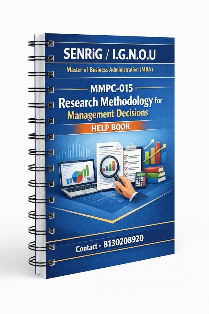 IGNOU MMPC-015 Help Book PDF Download In English At shop.senrig.in