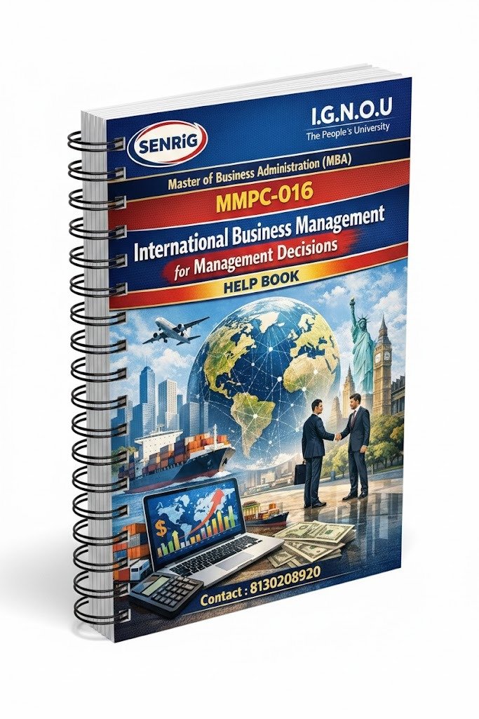IGNOU MMPC-016 Help Book PDF Download In English At shop.senrig.in