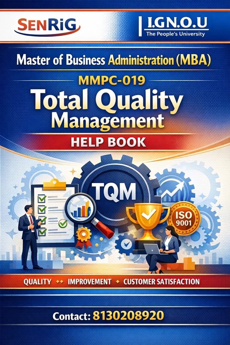 IGNOU MMPC-019 Help Book PDF Download In English At shop.senrig.in