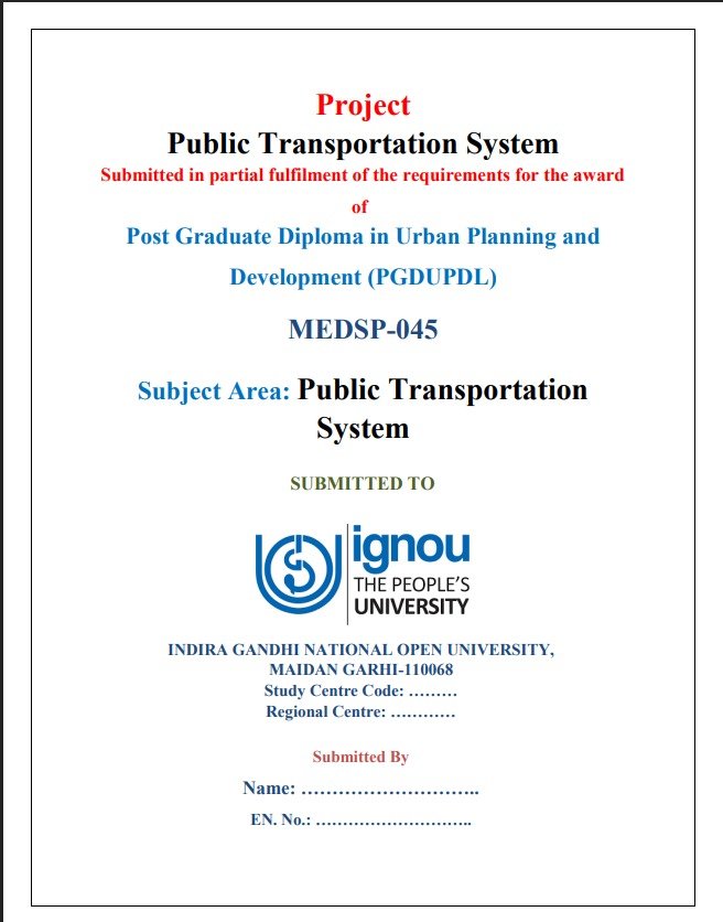 ✅Buy MEDSP-045 Public Transportation System Project