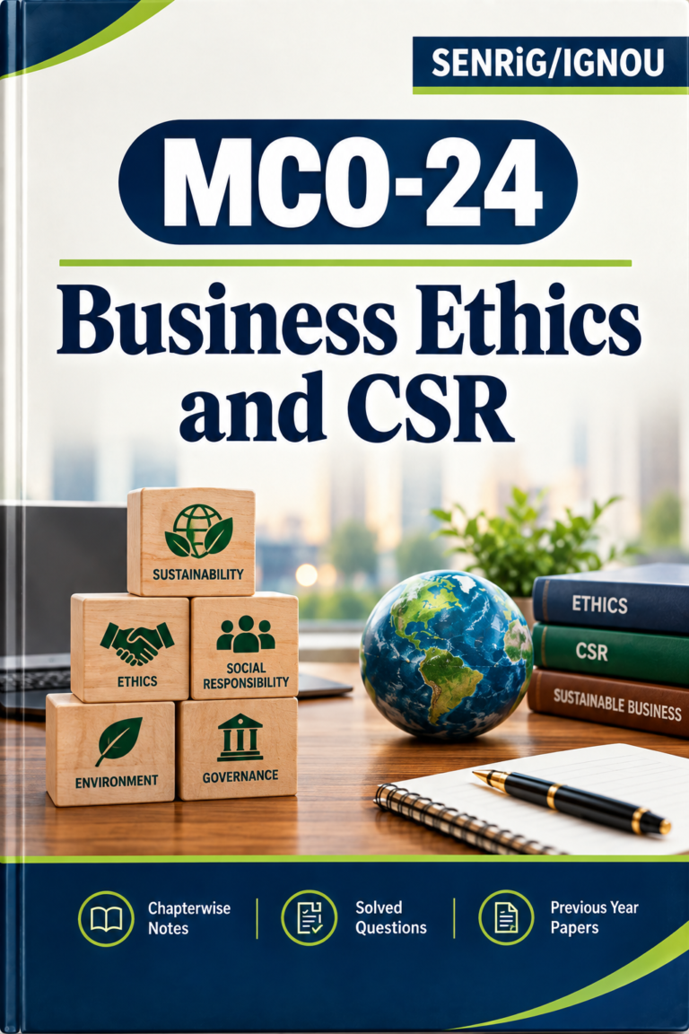 IGNOU MCO-24 Help Book PDF Download In English At shop.senrig.in