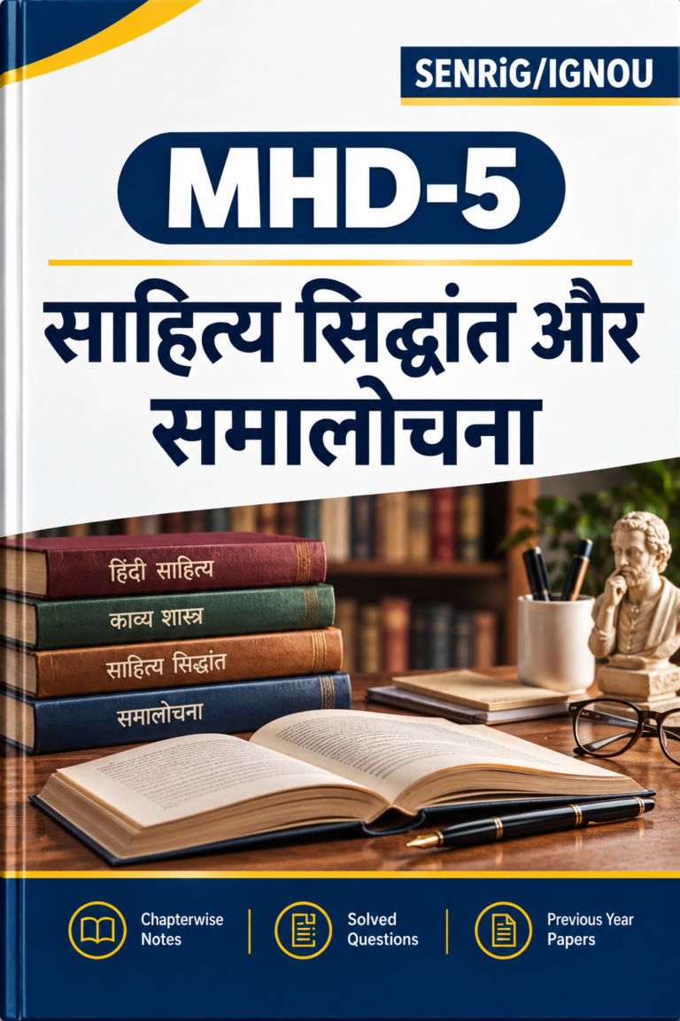IGNOU MHD-5 Help Book PDF Download In Hindi At shop.senrig.in