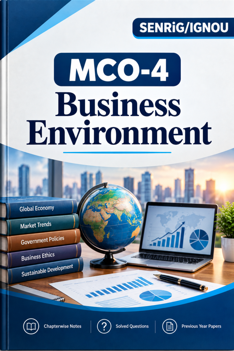 IGNOU MCO-4 Help Book PDF Download In English At shop.senrig.in