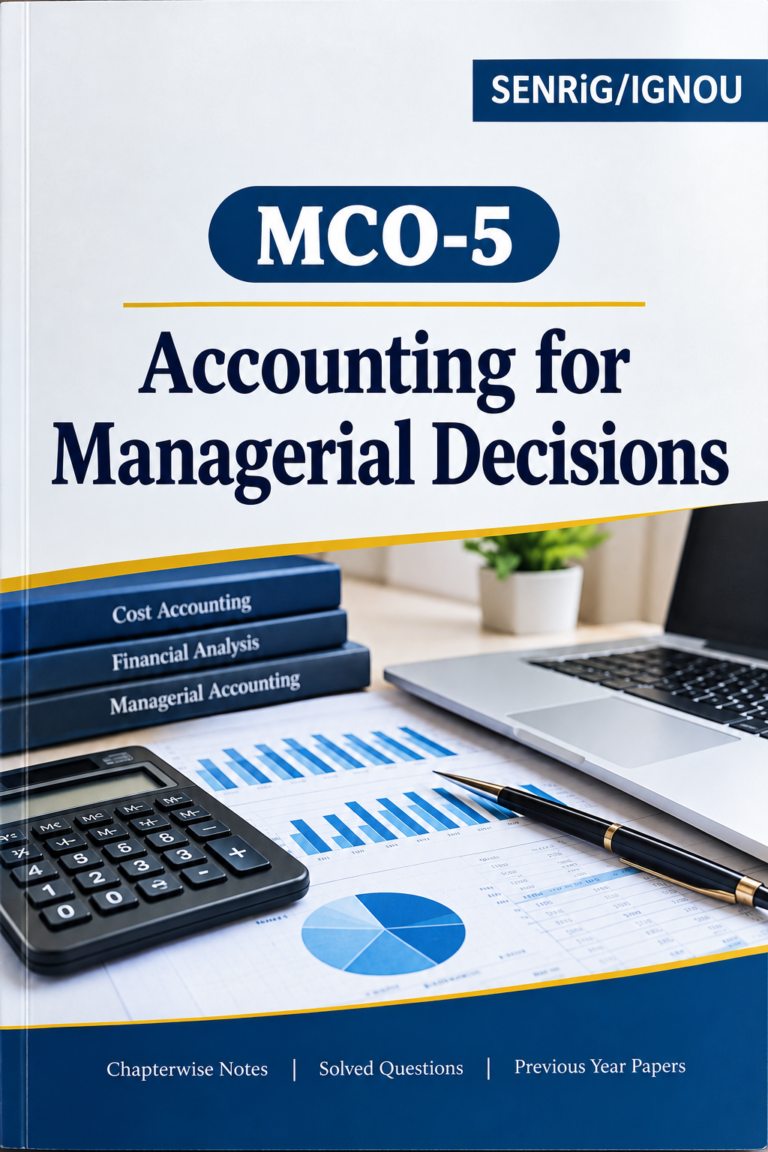 IGNOU MCO-5 Help Book PDF Download In English At shop.senrig.in