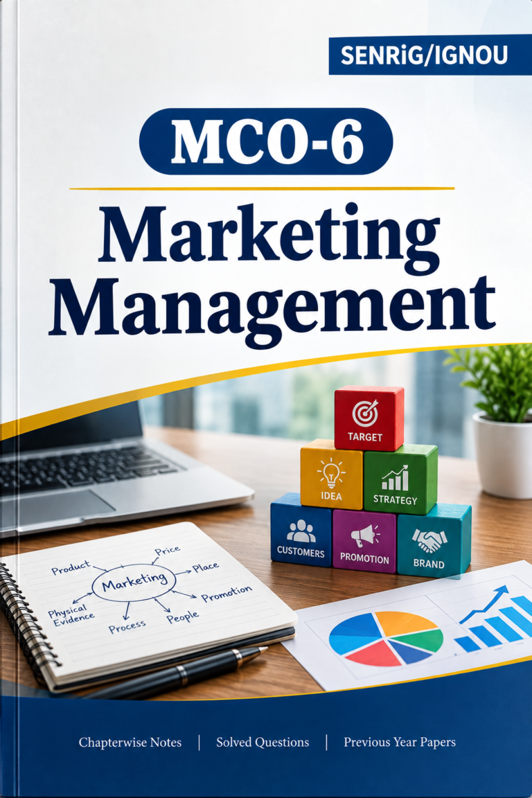 IGNOU MCO-6 Help Book PDF Download In English At shop.senrig.in