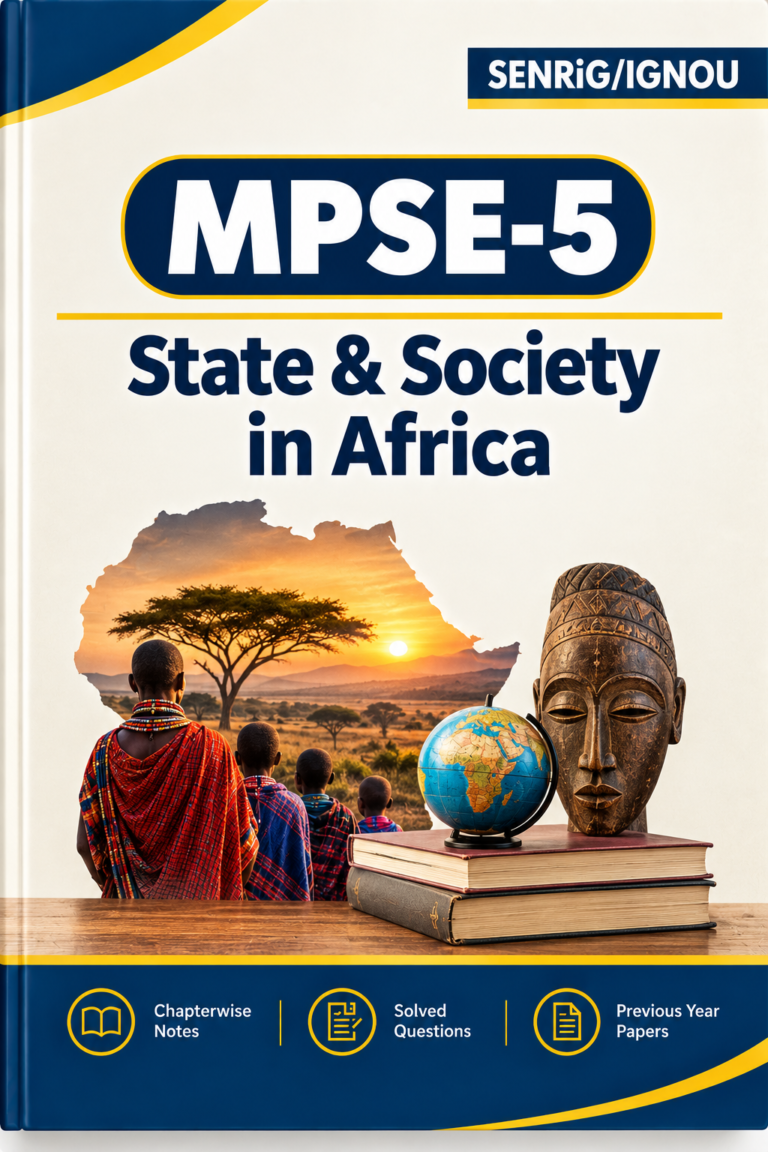 IGNOU MPSE-5 Help Book In English At shop.senrig.in