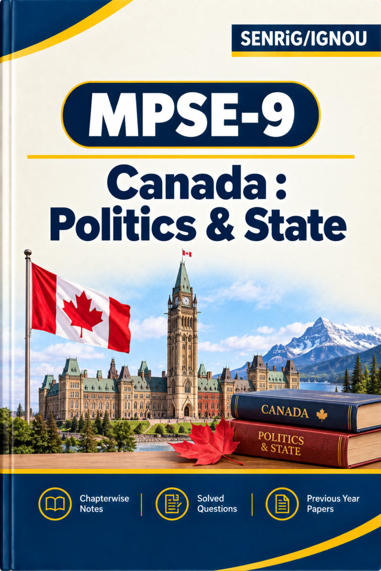 IGNOU MPSE-9 Help Book In English At shop.senrig.in
