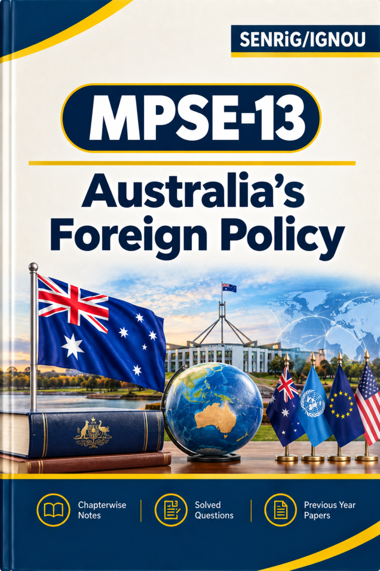 IGNOU MPSE-13 Help Book PDF Download In English At shop.senrig.in