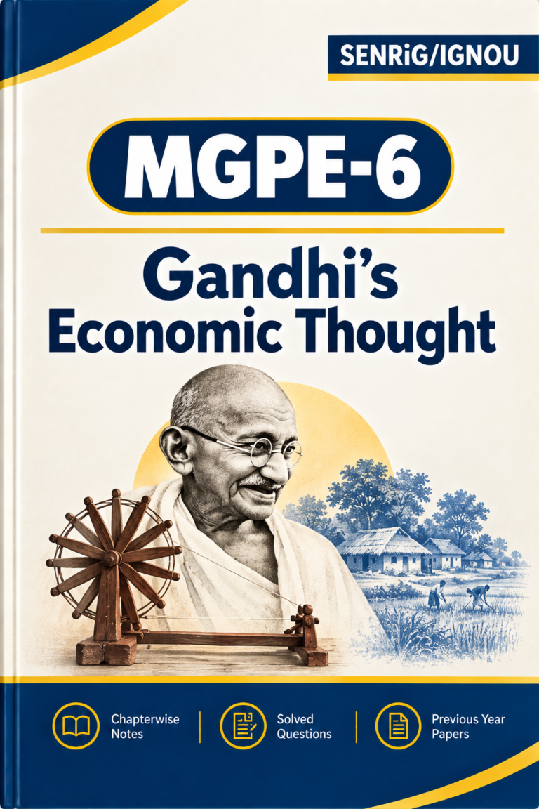 IGNOU MGPE-6 Help Book PDF Download In English At shop.senrig.in