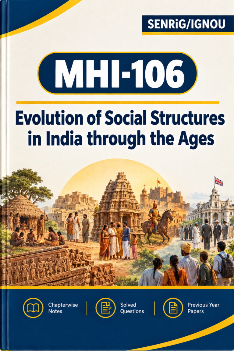 IGNOU MHI-106 Help Book In English At shop.senrig.in