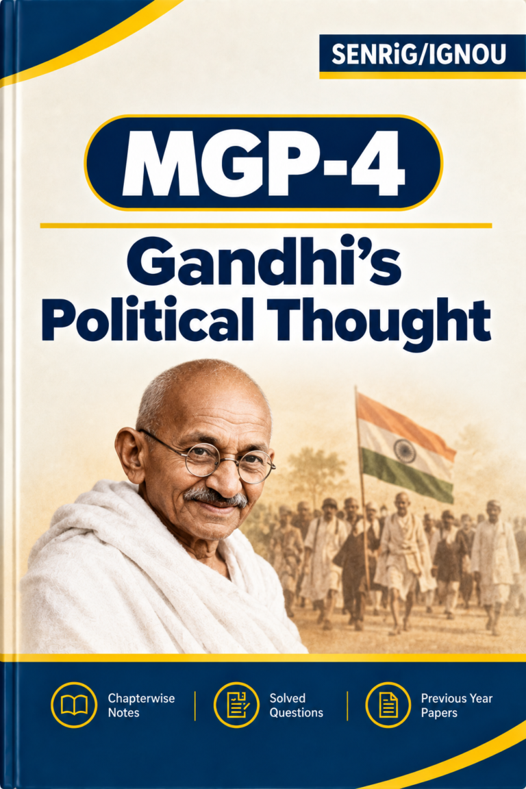 IGNOU MGP-4 Help Book In English At shop.senrig.in