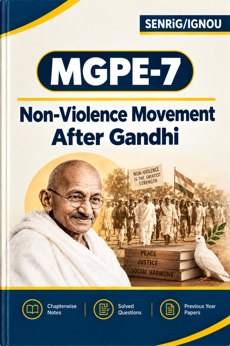 IGNOU MGPE-7 Help Book PDF Download In English At shop.senrig.in