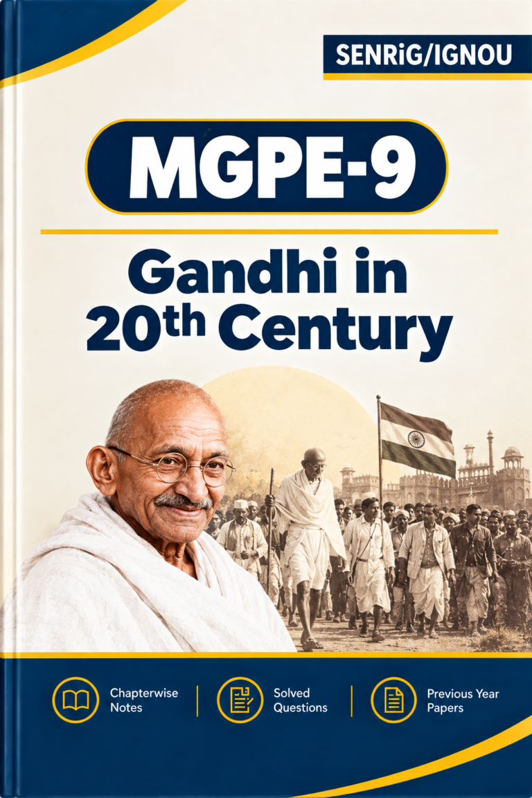 IGNOU MGPE-9 Help Book PDF Download In English At shop.senrig.in