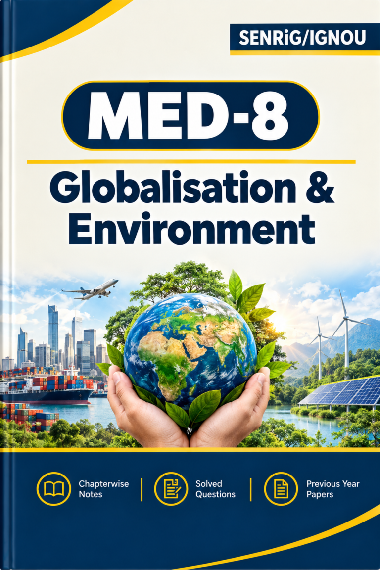 IGNOU MED-8 Help Book In English At shop.senrig.in
