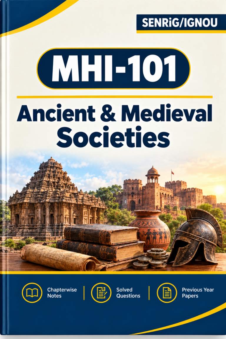 IGNOU MHI-101 Help Book In English At shop.senrig.in