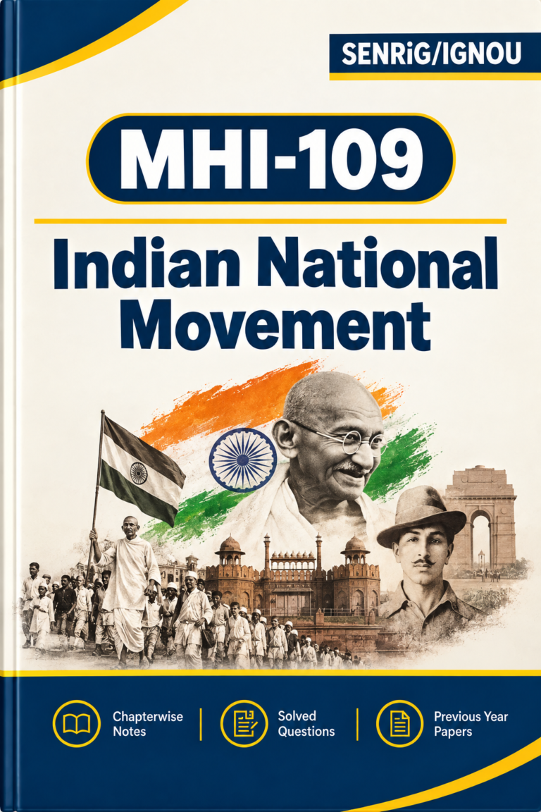 IGNOU MHI-109 Help Book In English At shop.senrig.in
