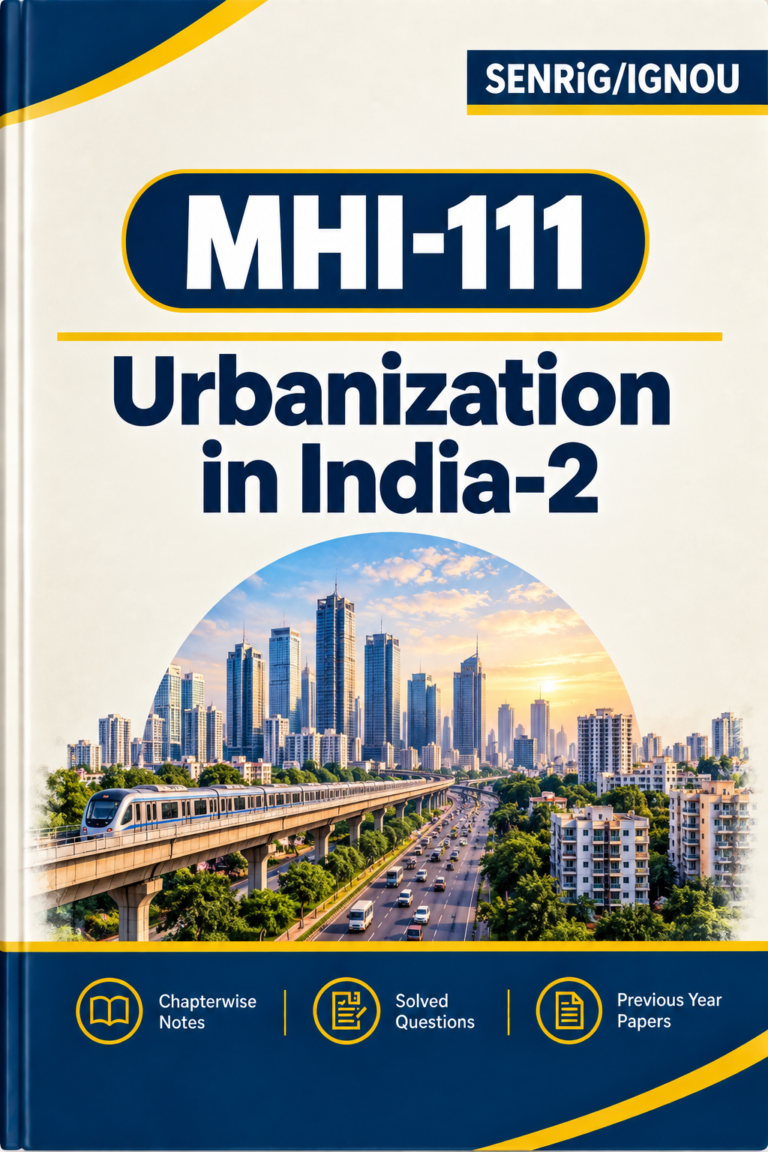 IGNOU MHI-111 Help Book In English At shop.senrig.in
