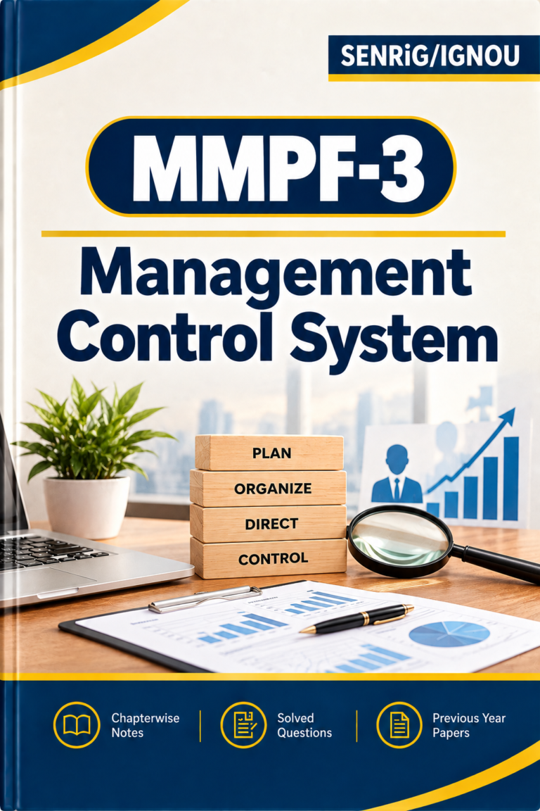 IGNOU MMPF-3 Help Book PDF Download In English At shop.senrig.in