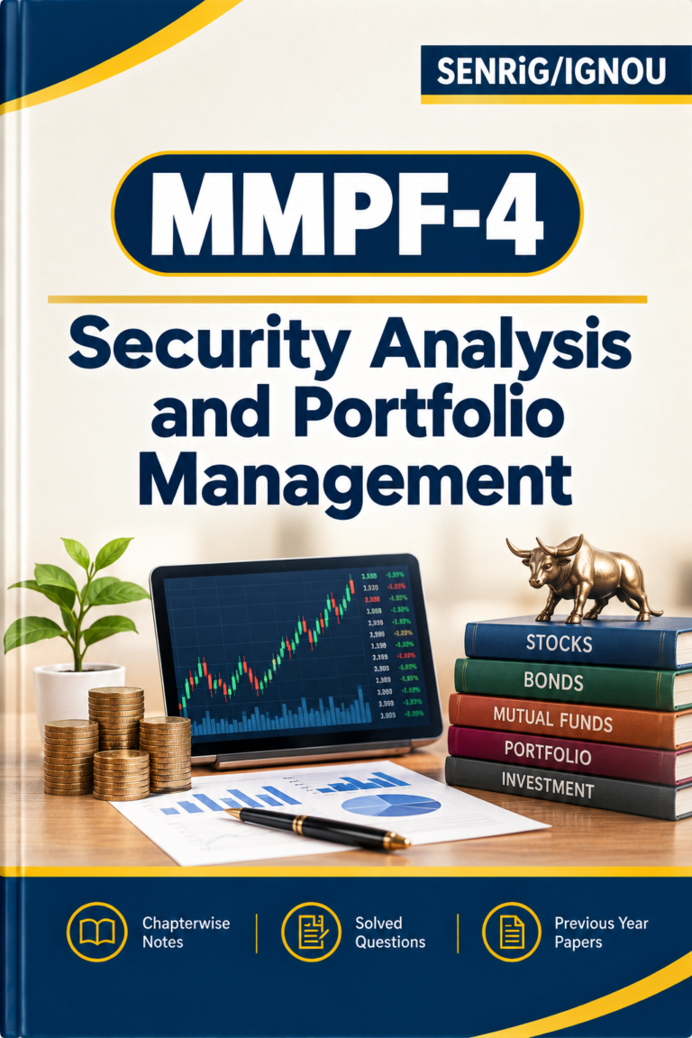 IGNOU MMPF-4 Help Book In English At shop.senrig.in