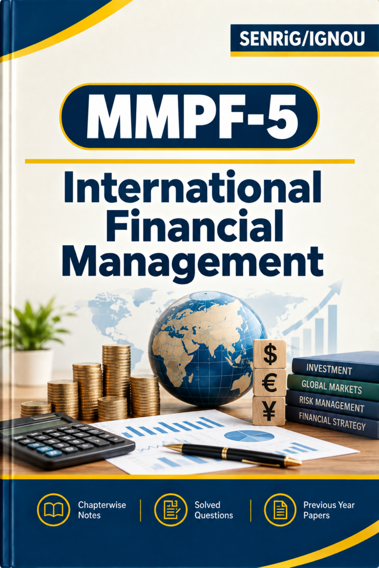 IGNOU MMPF-5 Help Book PDF Download In English At shop.senrig.in