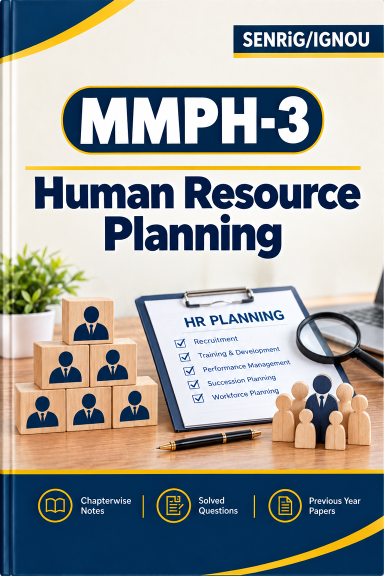 IGNOU MMPH-3 Help Book PDF Download In English At shop.senrig.in