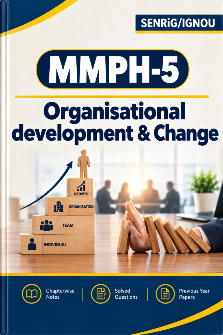 IGNOU MMPH-5 Help Book In English At shop.senrig.in