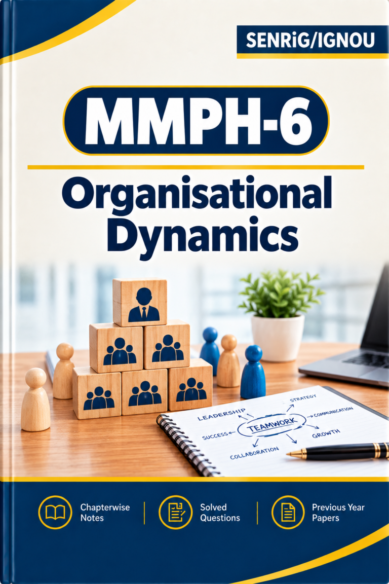 IGNOU MMPH-6 Help Book In English At shop.senrig.in
