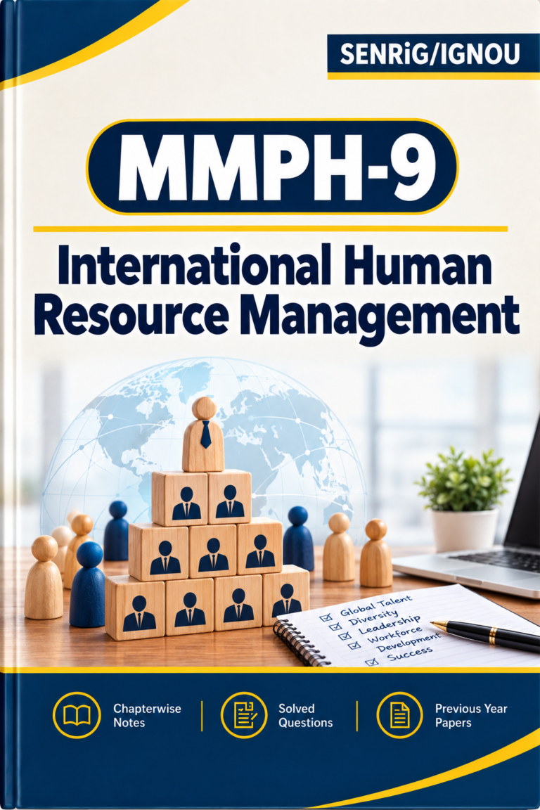 IGNOU MMPH-9 Help Book In English At shop.senrig.in