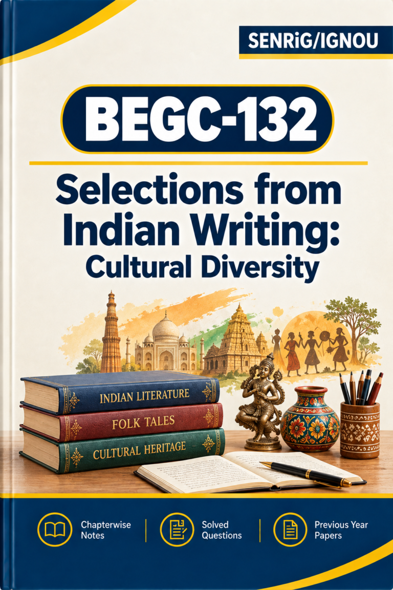 IGNOU BEGC-132 Help Book PDF Download In English At shop.senrig.in