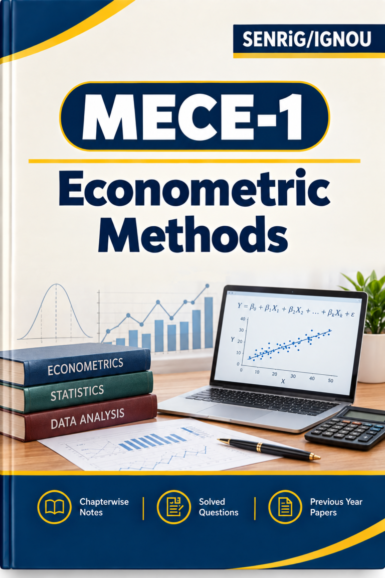 IGNOU MECE-1 Help Book In English At shop.senrig.in
