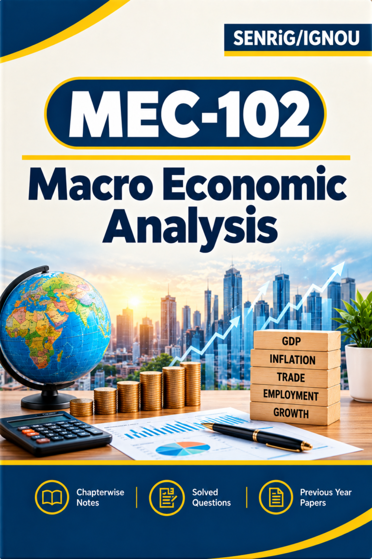 IGNOU MEC-102 Help Book In English At shop.senrig.in